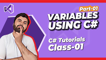 C# Tutorials: How to Program in C# - Variables in Urdu | Hindi - 01