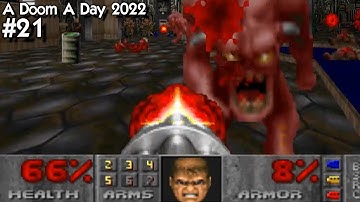 Doom The Way id Did E1M6: "Reactor Complex" UV -Fast Speedrun In 4:58