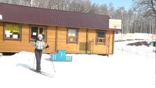 Лыжная трасса. Олимпик. Воронеж. I'm on the ski slope.