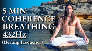 (432Hz) 5 Minute Heart Coherence Breathing | 6 Hours of Benefits by Breathe With Sandy 34,419 views 2 weeks ago 10 minutes, 18 seconds