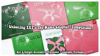 Unboxing TXT The Name Chapter: Temptation ✰ My Luckiest Pulls EVER (All Ver, Target Exclusive!)