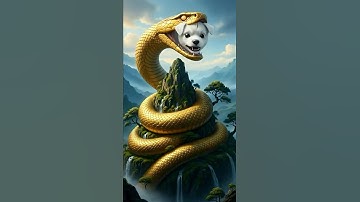 Brave Police Battle Giant Python to Rescue Helpless Puppy 🐍🐶 #animals #shorts #rescue