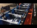 Metal flange connection plate roller forming machine