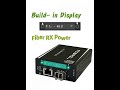 10G PSE Media Converter - AI-Powered Management|90W PoE| IEEE802.3bt|OEM|Customization #aisail #oem