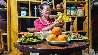 Harvesting the garden of Long Beans Going to the market to sell | Cooking - Taking care of puppies