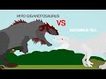 Hypo Giganotosaurus Vs. Indominus Rex | Sticknodes Animation