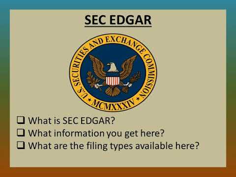 SEC Edgar