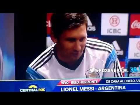 Messi desmiente que no quiso saludar a un nene en el Argentina-Bosnia