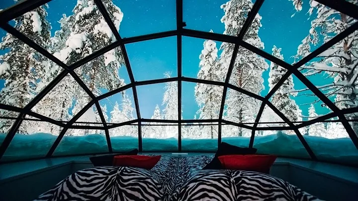 Glass Igloo Beneath The Northern Lights