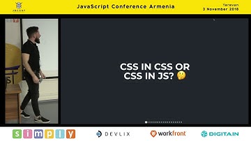 Thinking and Styling in React by Hrach Mkrtchyan (Arm) | JS Conf Armenia 2018