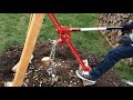 Removing tree stump with a farm jack - Part 2