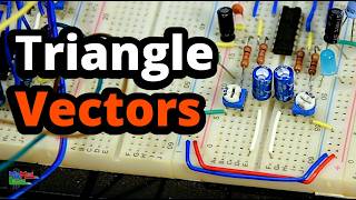 Triangular Vectors On a CRT TV - LM358 Triangle Wave Generator.