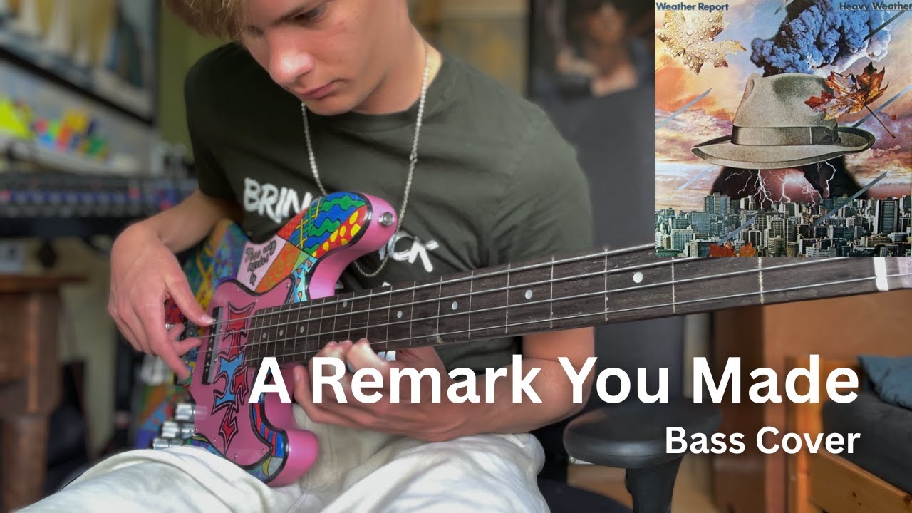 Weather Report - A Remark You Made - Bass Cover - Homemade Fretless Jazz Weather Report - A Remark You Made - Bass Cover - Homemade Fretless Jazz