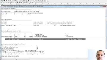 XPLAN_ASH Video Tutorial Part 2