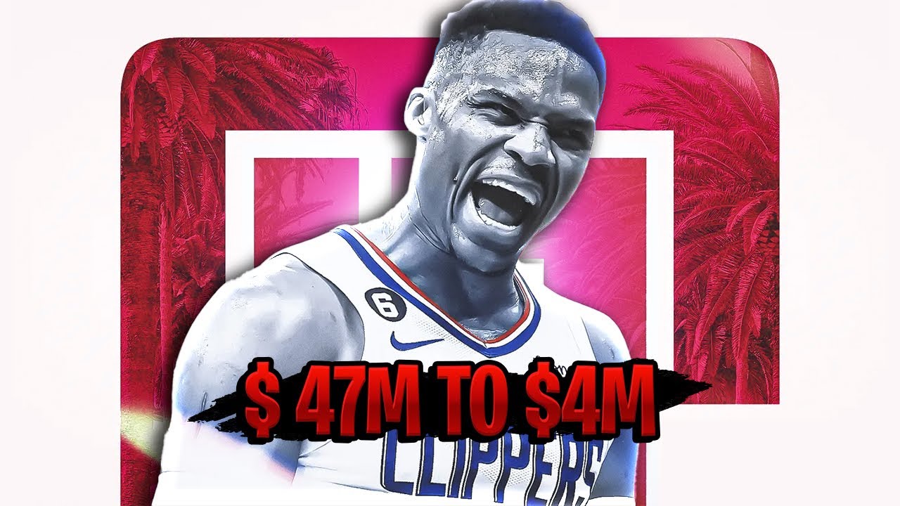 the mystery of Russell Westbrook's monumental NBA salary drop explained
