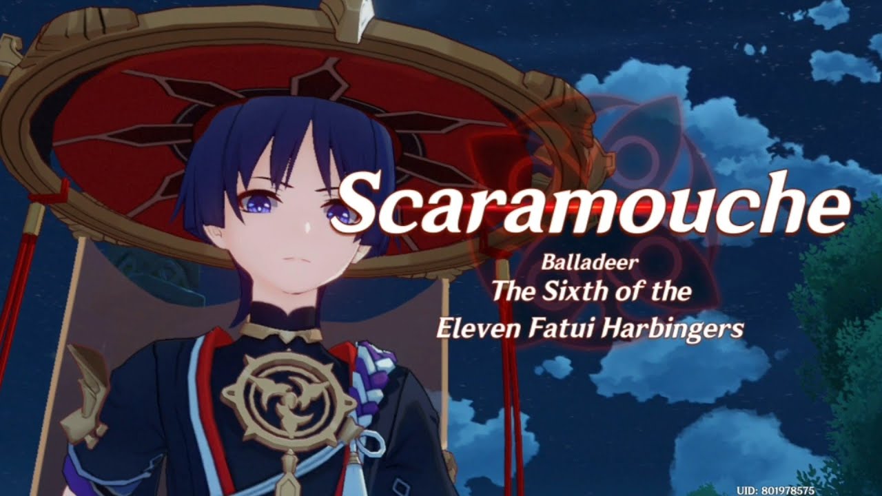 Genshin Impact - Scaramouche Intro! (English)