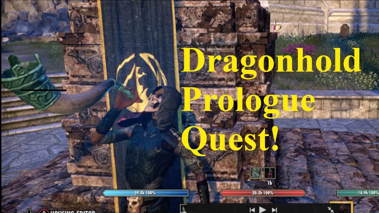 ESO Dragonhold Prologue quest YouTube