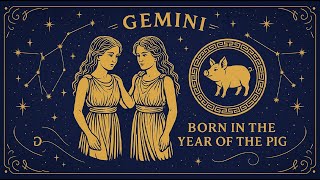 Gemini Born in the Year of the Pig - Double Charisma Explained