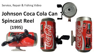 Johnson Coca Cola Spincast Fishing Reel (1995) 