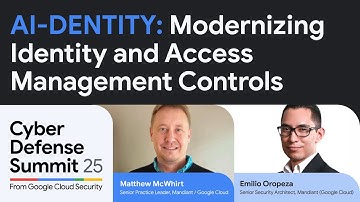 Breakout: AI-DENTITY: Modernizing Identity and Access Management Controls