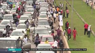 Protests in Nigeria over South Africa xenophobic attacks