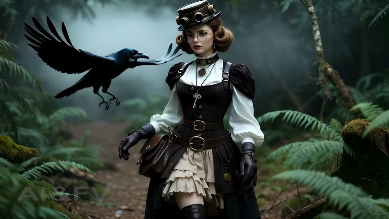 Steampunk Girl's Dream– AI-Short Film.