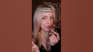 I bet  you can’t guess my language 😭 #asmr #asmrtriggers #shortsasmr #asmrvideo