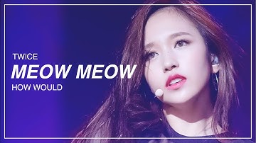 how would twice sing - meow meow by clc