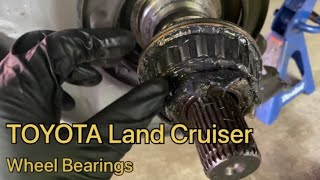 Replace Wheel Bearings 100 Series Land Cruiser