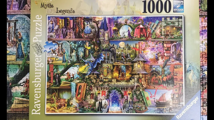 Ravensburger 1000 Myths and Legends (Aimee Stewart) - jigsaw puzzle time-lapse & close-up [4K]