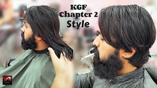 KGF Chapter 3 Yash Hairstyle - Hair Cutting Style 2023!!