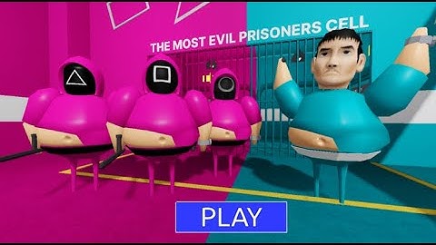 BARRY SQUID GAME 2 PRISON RUN (Obby) #roblox #tranding