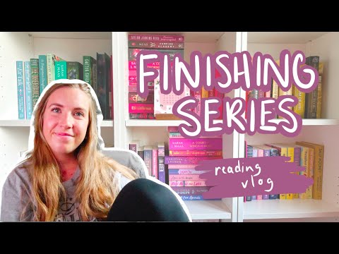 FINISHING SERIES I'M IN THE MIDDLE OF | Reading Vlog 🌺