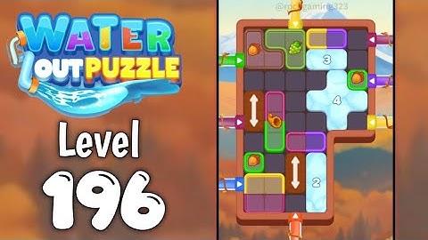 Water Out Puzzle Level 196 Walkthrough