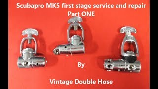 Scubapro MK5 First Stage Service and Repair by Vintage Double Hose