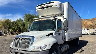Stock# 9953 2019 International 24’ Reefer Box Truck CDL (GVW 33,000) Reefer Freezer Unit