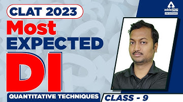 CLAT 2023 | CLAT Quantitative Techniques | Most Expected DI #9