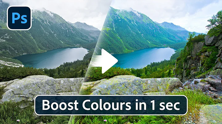 How to enhance colours with a saturation mask in Photoshop