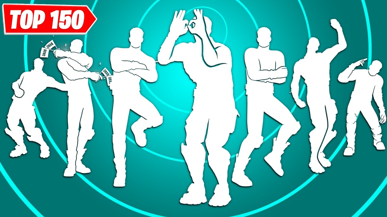 ТОП-150 ТАНЦЕВ И ЭМОЦИЙ ИЗ СЕРИАЛА ICON В FORTNITE