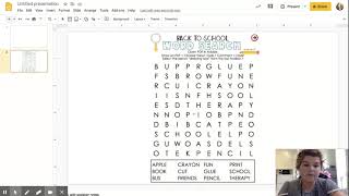 Back to School word search screenshot 3