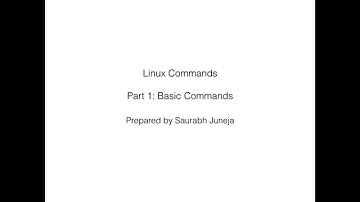 Linux / Unix Commands Part1 (Basic) Hindi