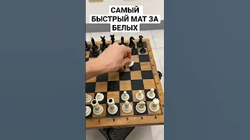 Самый быстрый мат в шахматах за белых. #Шахматы