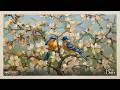 Spring Birds Focus Piano – Romantic Impressionist Blossom Art for Study, Calm Productivity & Deep Wo