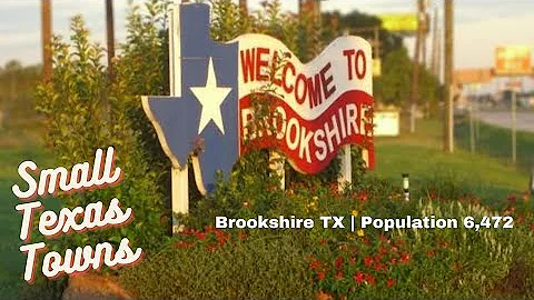 Small Texas Town ASMR | Brookshire TX | Population...