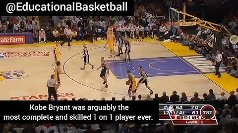 Breakdown of Kobe Bryant in Isolation Against Manu Ginobili In 2008 WCF- Too Skilled!!!!