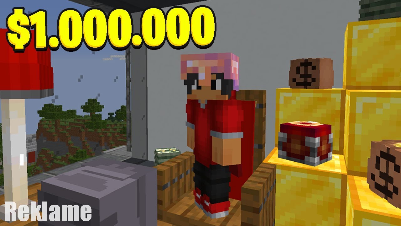 Vi Bliver Millionære Ved At Bruge Skrabelodder I Minecraft!