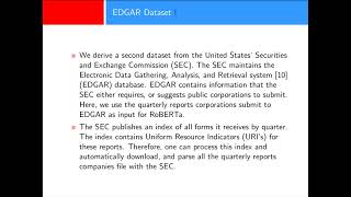 Using BERT for Sentiment Analysis on SEC data