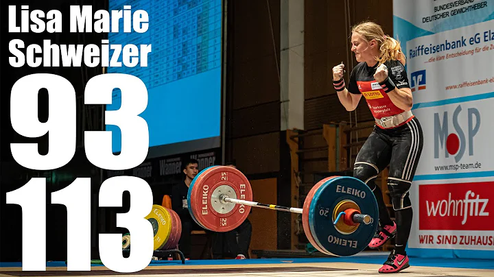 Lisa Marie Schweizer (63.4kg) 93kg Snatch 113kg Cl...