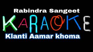 Presenting new bengali karaoke song klanti aamar khoma by krishna
music. ✽ : category language label kris...