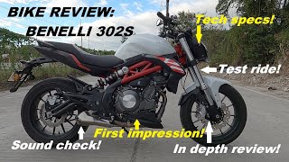 In Depth Bike Review of the Benelli 302S (English Subs)